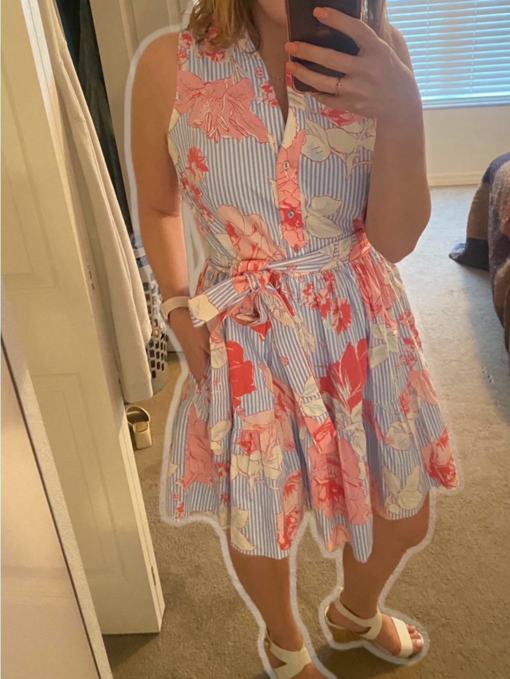 Vineyard Vines Women's Kentucky Derby Tiered Dress